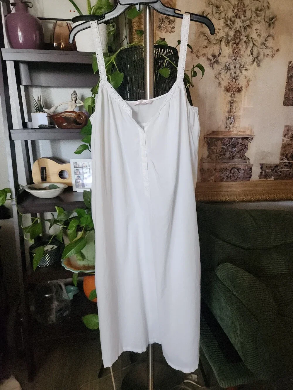 L- Victoria's Secret 100% Cotton Nightgown Vintage